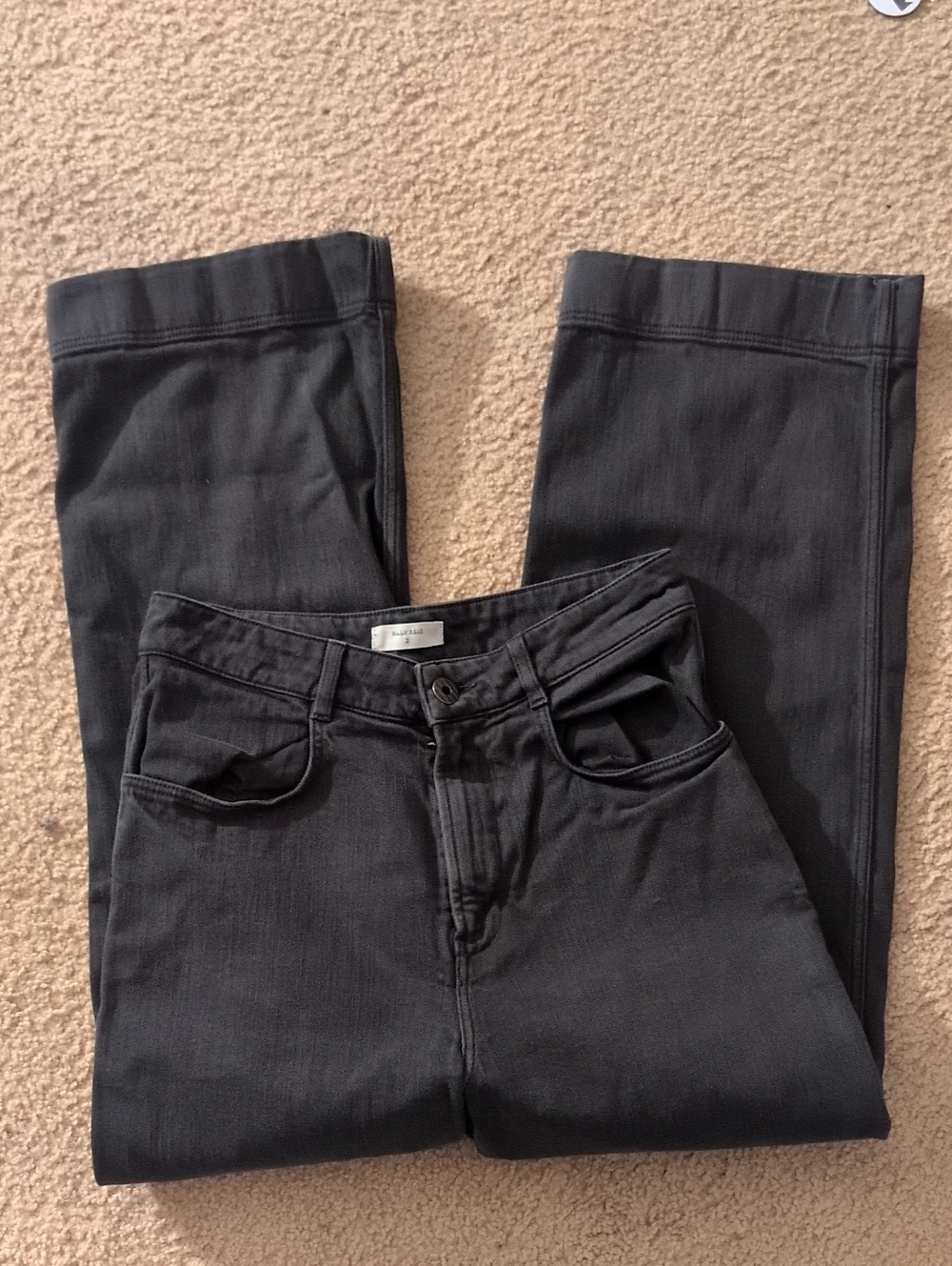 Billy Reid Black Flare-Leg Women's Jeans